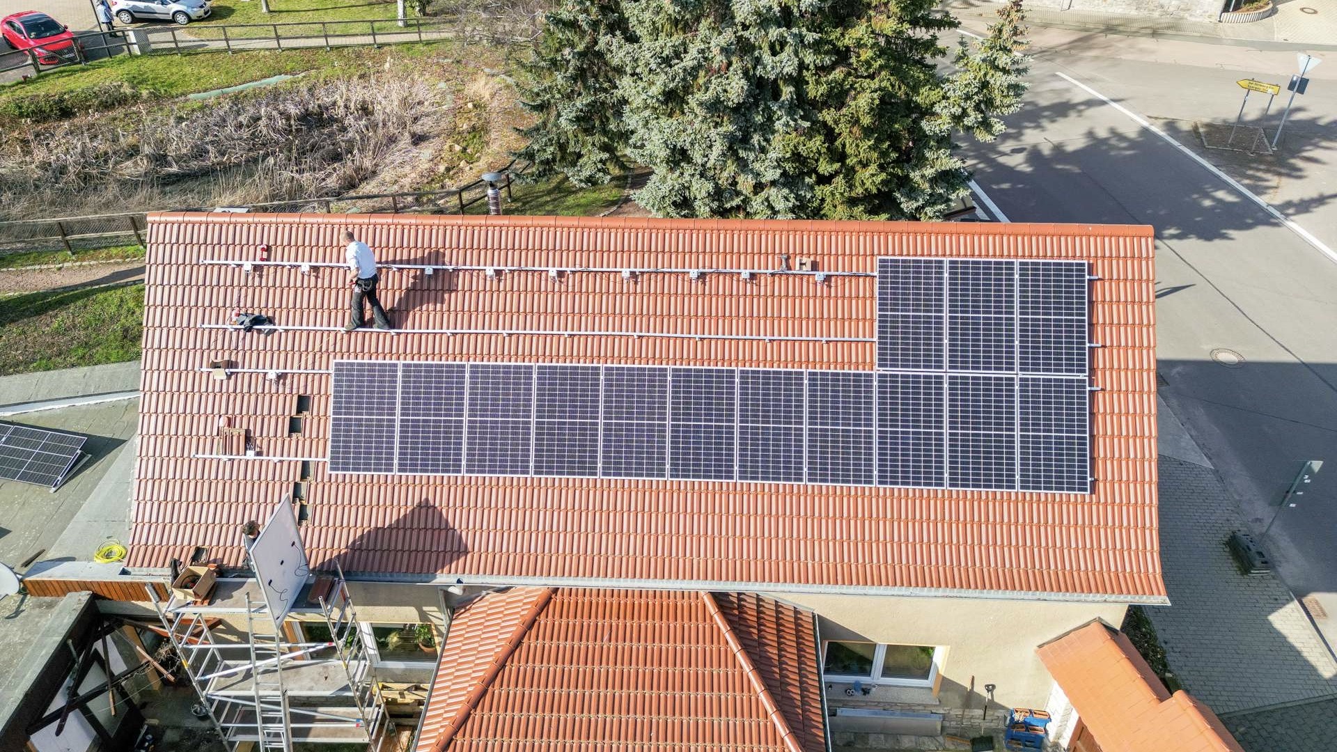 Installation Solaranlage